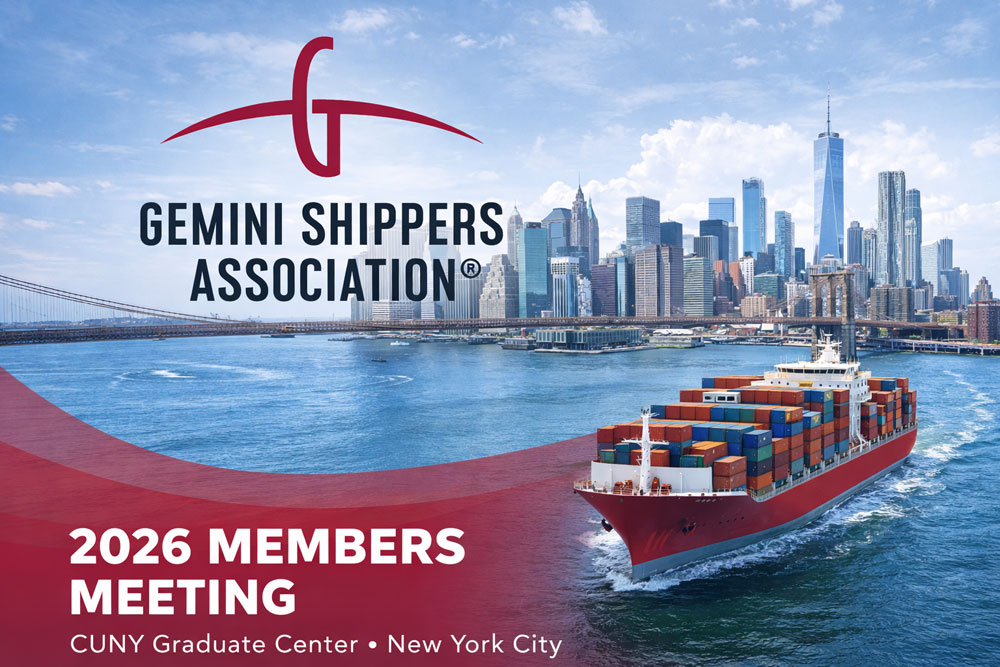 Gemini Shippers Association Members Meeting